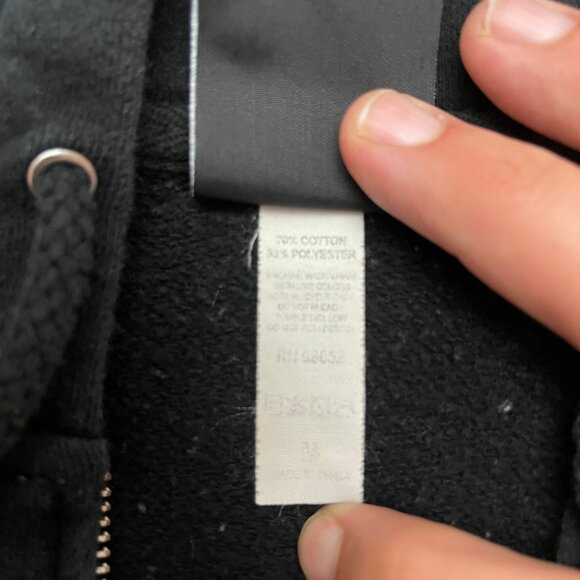 Thrasher Magazine LOGO ZIP UP Skateboard Hoodie BLACK size Medium - Picture 7 of 10